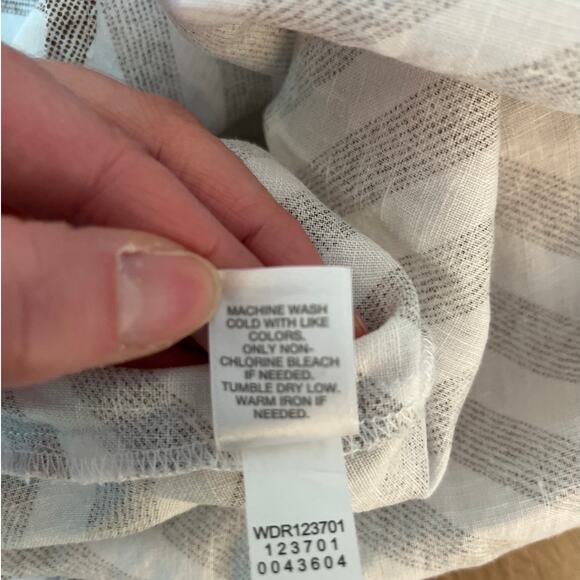 J.Jill Love Linen 100% Linen Striped Sleeveless Maxi Dress Size XS Lagenlook - Picture 5 of 8